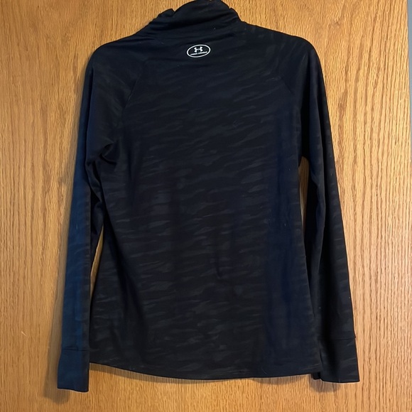 Under Armour Black Camo Striped Quarter-Zip - Picture 3 of 4